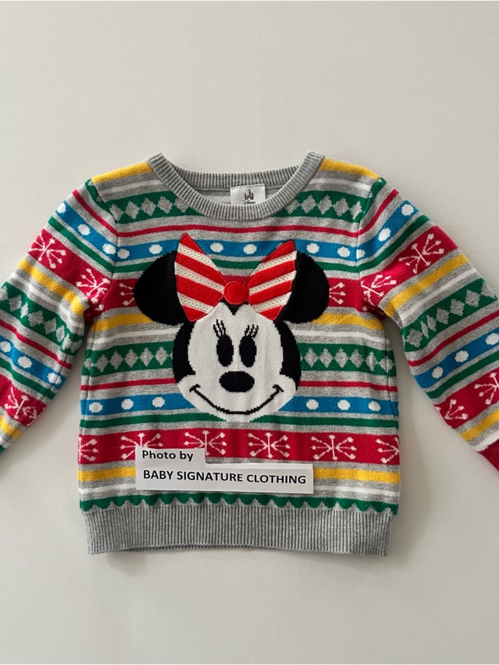 Disney Minnie Mouse 18-24 Months Holiday Sweater Christmas